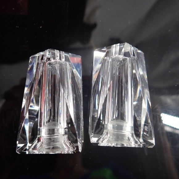 Simon Designs Crystal Mini Salt & Pepper Shaker Set New in Box - Picture 4 of 12